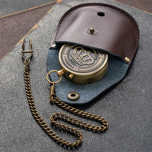 Retro Nostálgico Metal Compass, Outdoor Flip Cover, Zinc Alloy, Estudo ornamentos decorativos, Fotografia Props