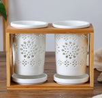 Conjunto de hashis de cerâmica, conjunto multifuncional de tubos para armazenamento de colher, hashi e garfo caixa de armazenamento de cozinha