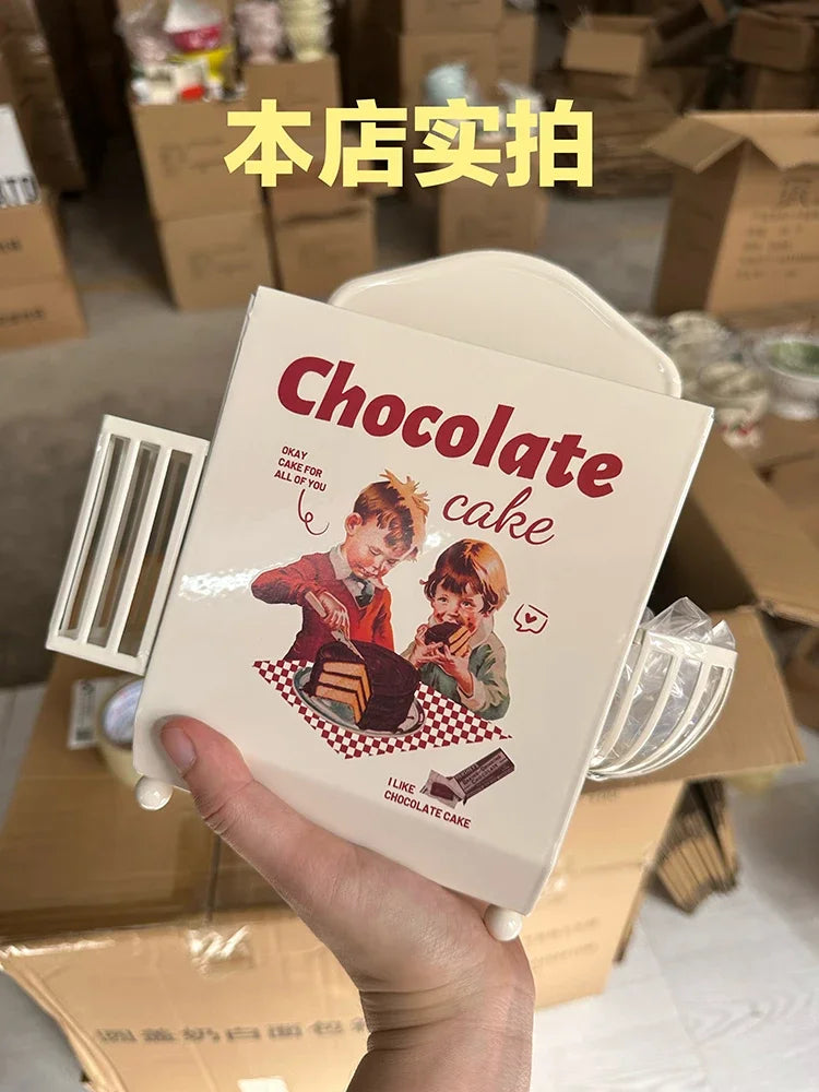 AhenderJiaz-Francês Vintage Talheres Balde De Armazenamento, Prateleira De Cozinha Doméstica, Multifuncional Pendurado Na Parede, Conjunto De Tubo De Pauzinha