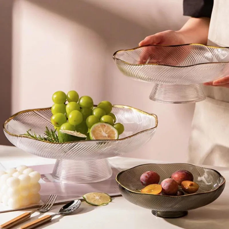 Placas De Armazenamento De Vidro Multifuncional Doméstico, Lanche, Frutas, Alimentos, Doces, Porca, Diversos Bandeja De Armazenamento, Organizador Doméstico Criativo