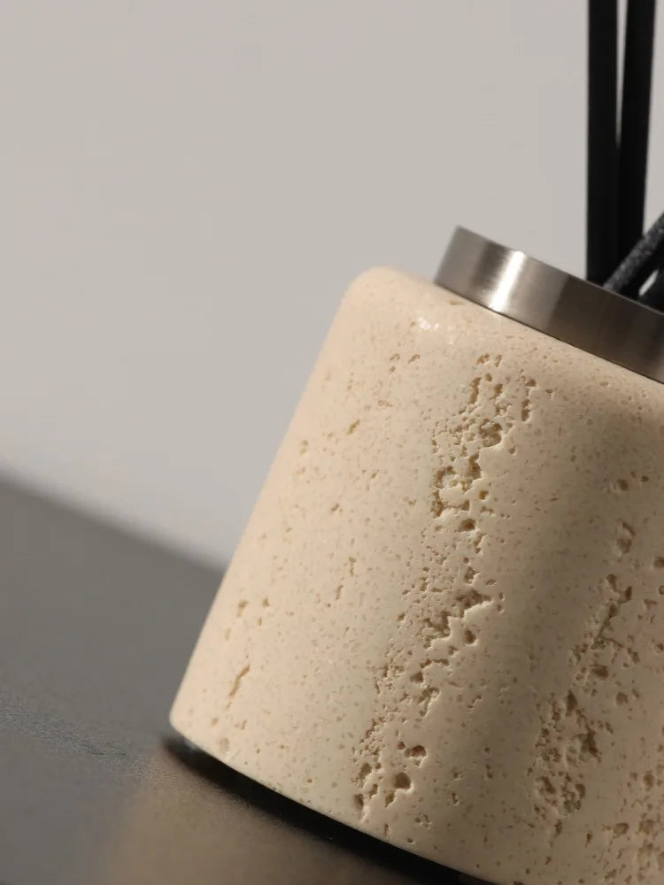 AhunderJiaz Garrafa de aromaterapia de mármore natural Garrafa de armazenamento Ornamento de aromaterapia Garrafa dispensadora interna para casa Decoração de casa