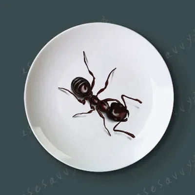 Bandeja decorativa de cerâmica-8 cabeças-para pendurar em parede