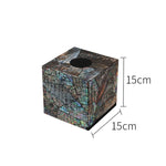 Ahunderjiaz-Original Colorido Shell Caixa De Tecido, Sala De Armazenamento, Luz, Luxo, Casa, Cozinha, Ornamentos Decorativos