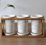 Conjunto de hashis de cerâmica, conjunto multifuncional de tubos para armazenamento de colher, hashi e garfo caixa de armazenamento de cozinha