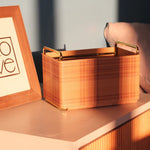 Ahunderjiaz-Cesta De Armazenamento De Couro De Ferro, Caixa De Armazenamento Para Sala De Estar, Desktop, Jóias, Decoração Do Lar, Luxo