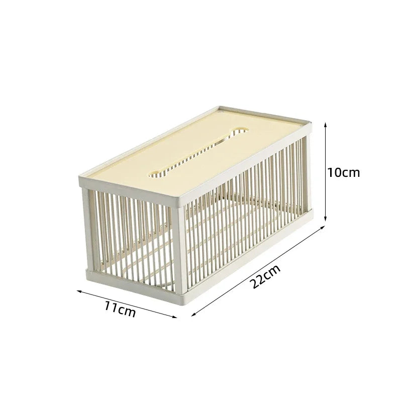 Ahunderjiaz-Caixa De Tecido De Metal Para Mesa De Jantar, Hotel, Banheiro, Casa, Decoração De Armazenamento De Cozinha, Estilo Moderno