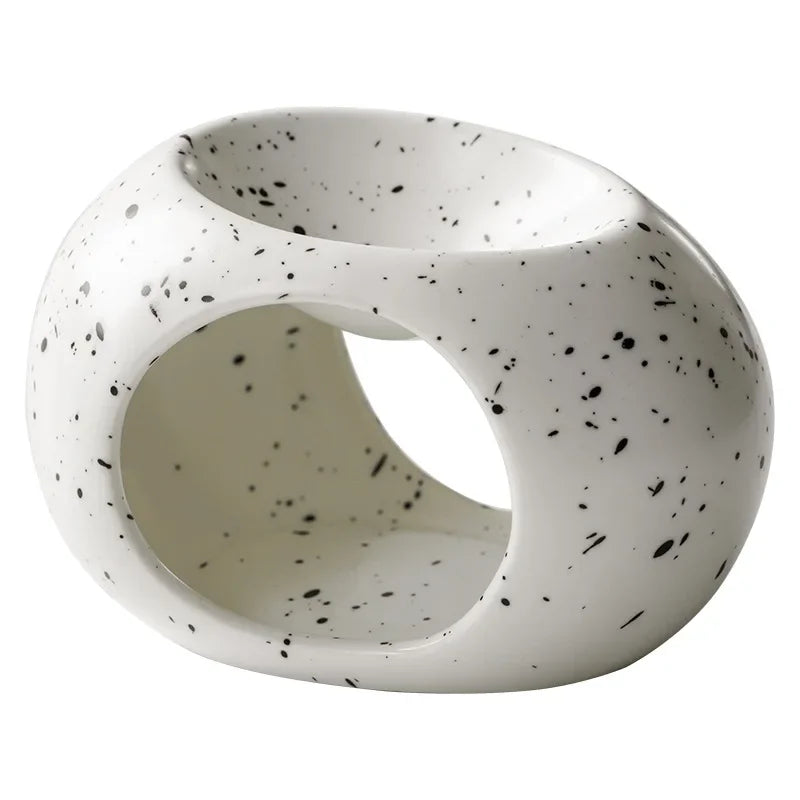 Simples preto vela suporte de aquecimento cerâmica óleo essencial reed difusor forno doméstico spa aromaterapia queimador incenso