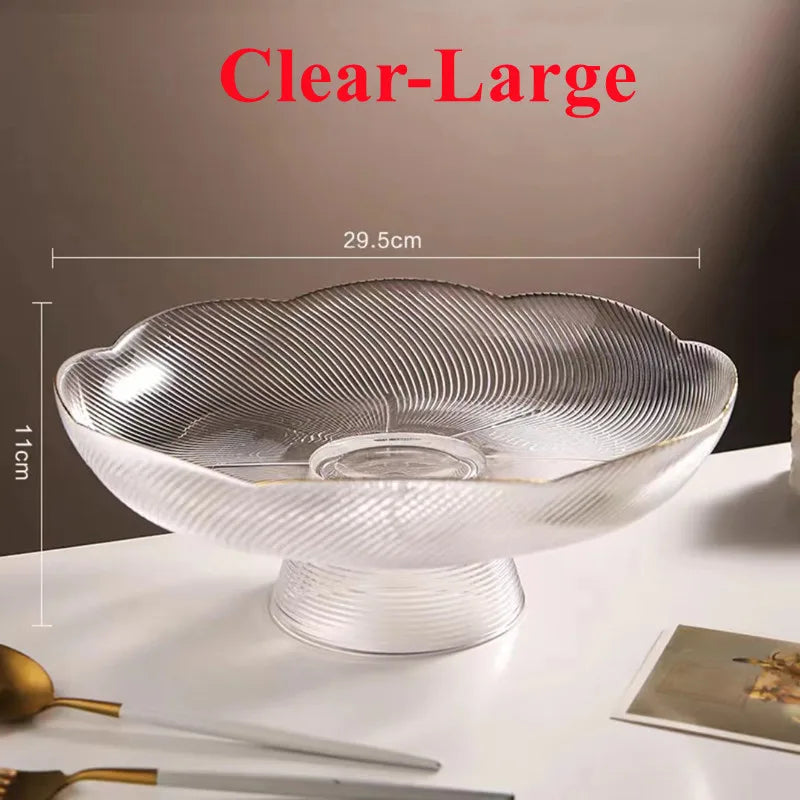 Placas De Armazenamento De Vidro Multifuncional Doméstico, Lanche, Frutas, Alimentos, Doces, Porca, Diversos Bandeja De Armazenamento, Organizador Doméstico Criativo