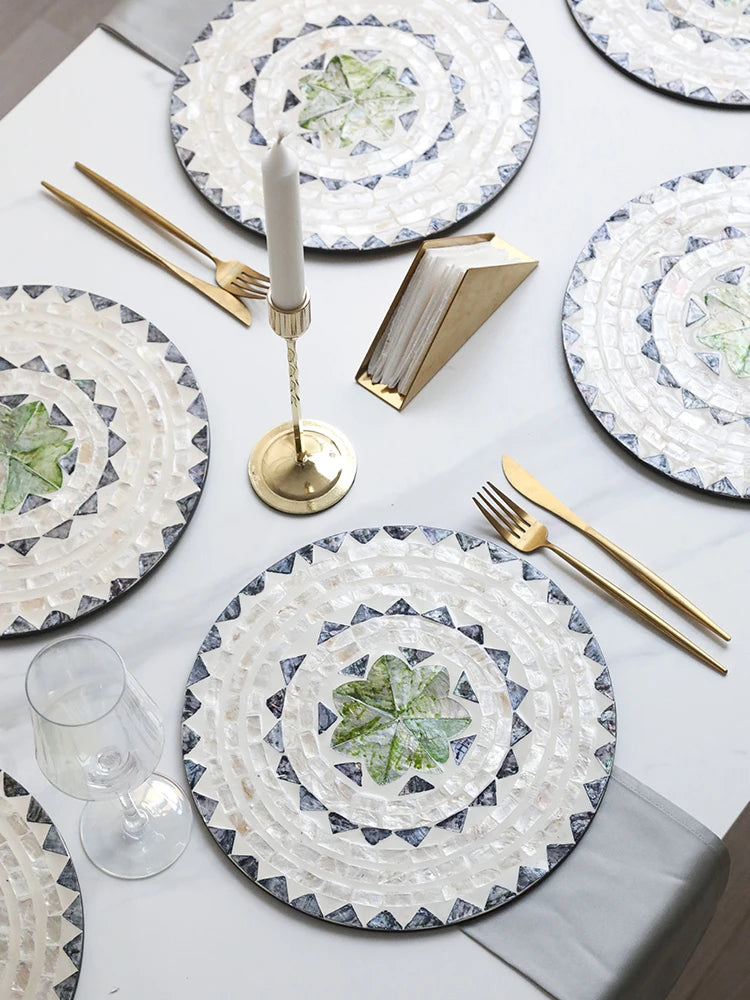 Francês Luz Luxo Natural Shell Bandeja, Criativo, Decorativo, Isolamento Térmico, Bandeja De Frutas, Prato De Sobremesa, Conjunto De Louça De Festa