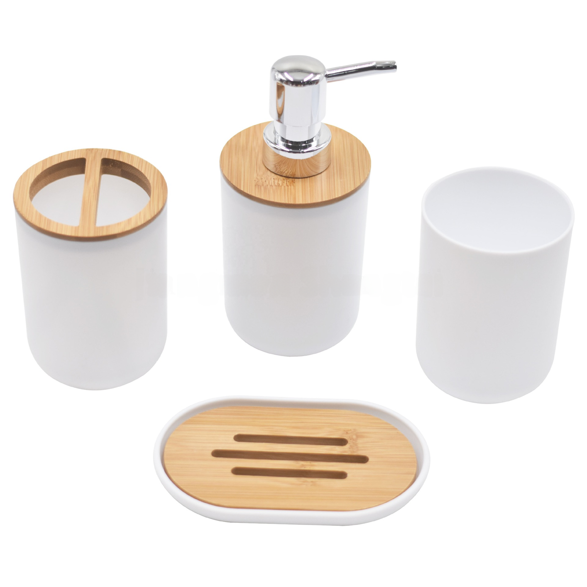 Conjunto Completo para Banheiro, Organizador para Banheiro, Kit Banheiro Completo, Higiene de Banheiro, Decoração de Banheiro, Conjunto de Banheiro e Lavabo, Conjunto de Banheiro, Conjunto de Acessórios de Banheiro, Banheiro Moderno, Banheiro em Bambu, Banheiro em Bamboo, Banheiro Elegante, Banheiro Decorado, Banheiro de Spa, Acessórios Para Banheiro e Lavabo, Acessórios Para Banheiro, Loja Comprinha do Futuro