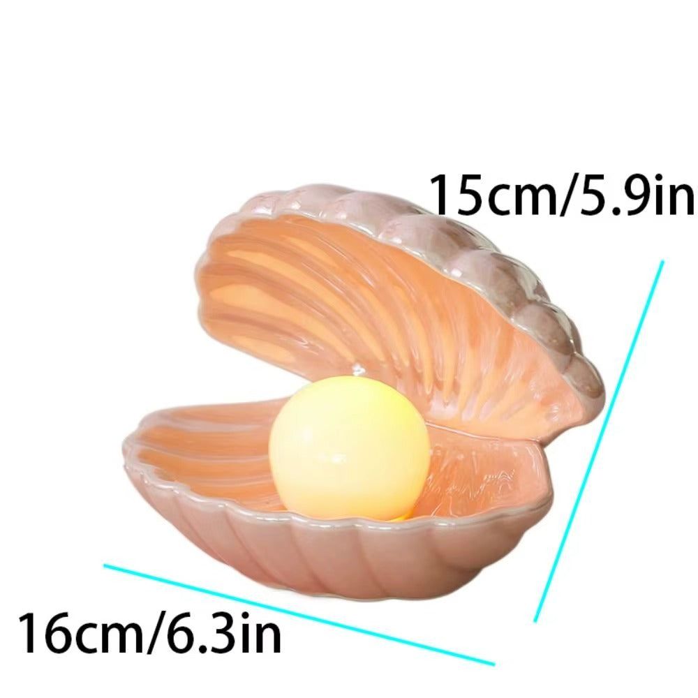 Luminária de Concha Marinha Decorativa