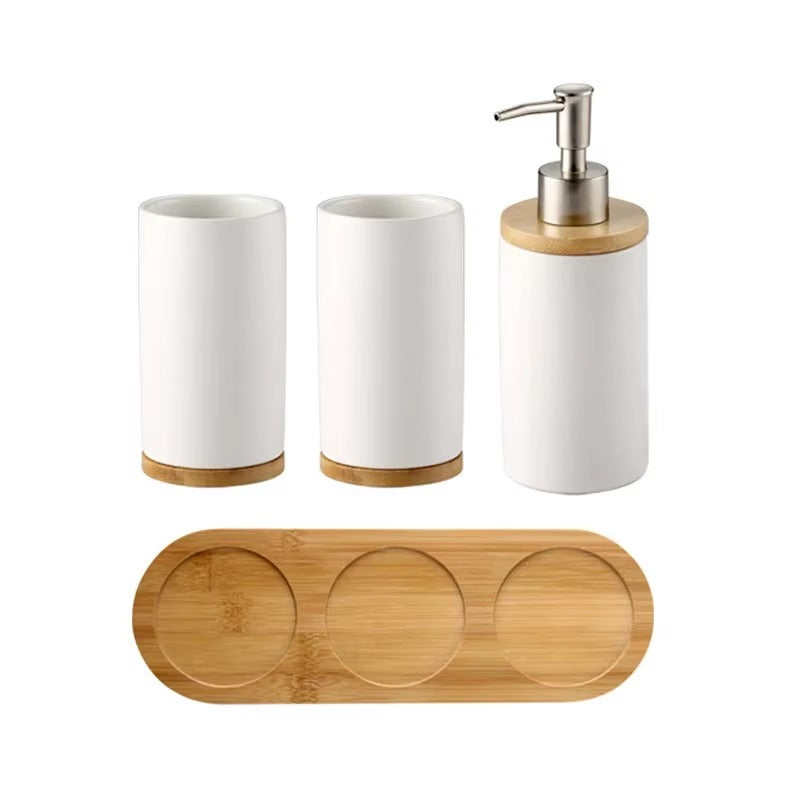 Kit de Banheiro de Higiene Cerâmica