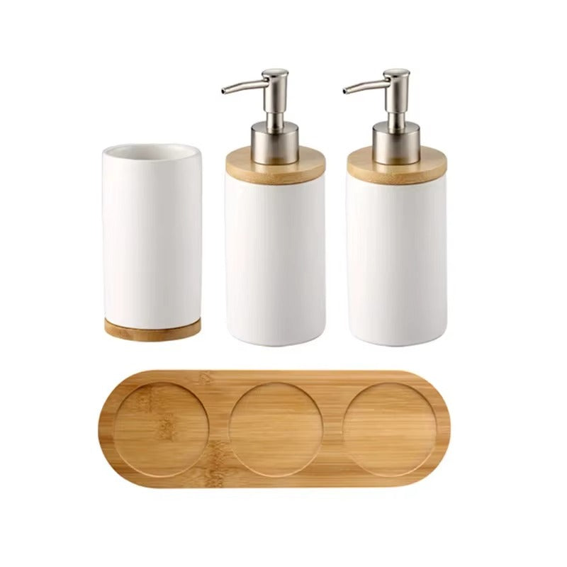Kit de Banheiro de Higiene Cerâmica