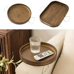 Bandeja de Apoio para Sofá clip-on, Bandeja Ajustavel, Bandeja Para Sofa, Mesa de Apoio, Mesa de Apoio Para Sofa, Bandeja de Apoio, Bandeja de Servir, Bandeja com Clipe, Mesa com Clipe, Suporte Para Sofa, Bandeja de Madeira, Bandeja Multiuso, Bandeja Decorativa, Loja Comprinha do Futuro