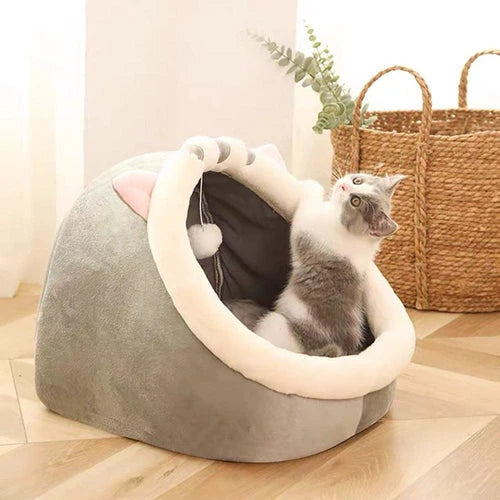 Cama para gatos modelo caverna, pequeno buraco, sensação de privacidade e conforto. Cama para gatos modelo caverna, pequeno buraco, sensação de privacidade e conforto. Cama para Gatos Cabana, Móveis para Gatos, Cama Resistente a Arranhões, Cama para Pets, Cama para Gatos, Cama para Animais de Estimação, Cama Macia, Cama Fechada para Gatos, Cama de Gatinho, Cama com Cobertura para Gatos, Cama Cabana, Cabana para Gatos, Caminha de Gato, Loja Comprinha do Futuro