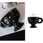 Ahunderjiaz-Retro Azul Cerâmica Caneca De Café, Cozinha Beber Set, Home Drinkware, Drinkware Decoração