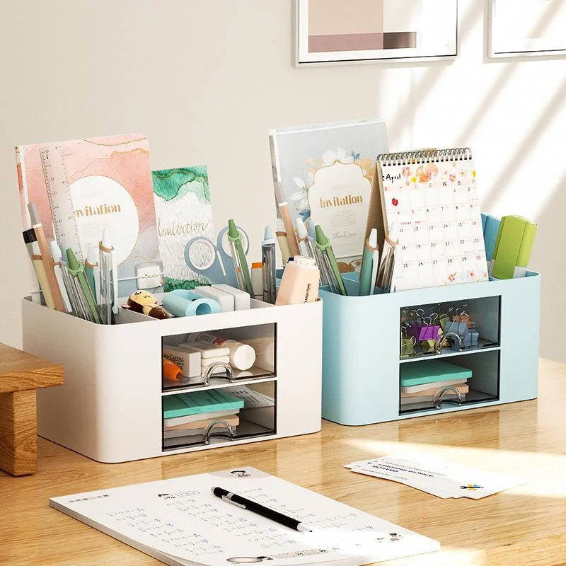 Organizador de Mesa com Suporte para Canetas