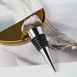 Rolha do frasco de vinho, rolha do frasco de vinho, quartzo cristal natural, irregular cortiça selagem, bar ferramentas, 1pc