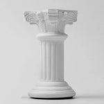 Vela de Pilar Romana Retro Estilo Europeu, Resina Floresta, Armário de Livros, Balanço Do Edifício, Privado Econômico, Decoração do Lar