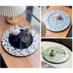 Ahunderjiaz-Bandeja de armazenamento poligonal para sala de estar, café, restaurante, casa, desktop Decoração, Criativo, Luxo