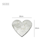 Protetores de Calor, Sala de Estar, Sala de Jantar, Enfeites, Decoração do Lar, Luz, Símbolo do Coração, Concha Natural, Mesa,