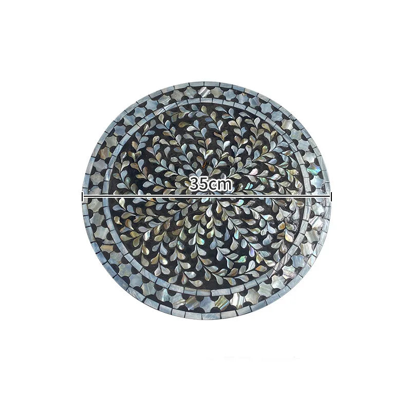 Ahunderjiaz-Bandeja de armazenamento poligonal para sala de estar, café, restaurante, casa, desktop Decoração, Criativo, Luxo