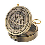Retro Nostálgico Metal Compass, Outdoor Flip Cover, Zinc Alloy, Estudo ornamentos decorativos, Fotografia Props