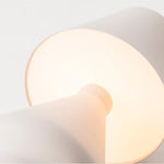 Criativo candeeiro de mesa decoração usb ferro recarregável luz escurecimento para casa interior quarto barra jantar led decoração candeeiro mesa