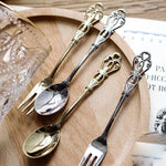 Talheres de Sobremesa Vintage Elegante