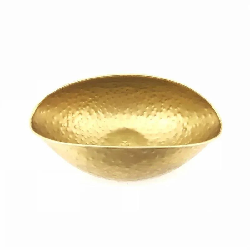 Vaso Dourado Tamanho Grande Decorativo para Flores