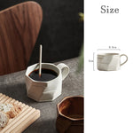 Japonês Retro Cerâmica Casal Xícara De Café, Latte Simples, Puxe Caneca De Flor, Copos De Chá, Doméstico