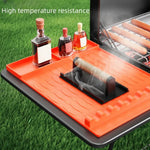 Resistente ao calor Silicone Churrasco Fogão Tool Pad, Cozinhar Ferramentas, Drenagem De Óleo, Acessórios Domésticos, Armazenando Temperos