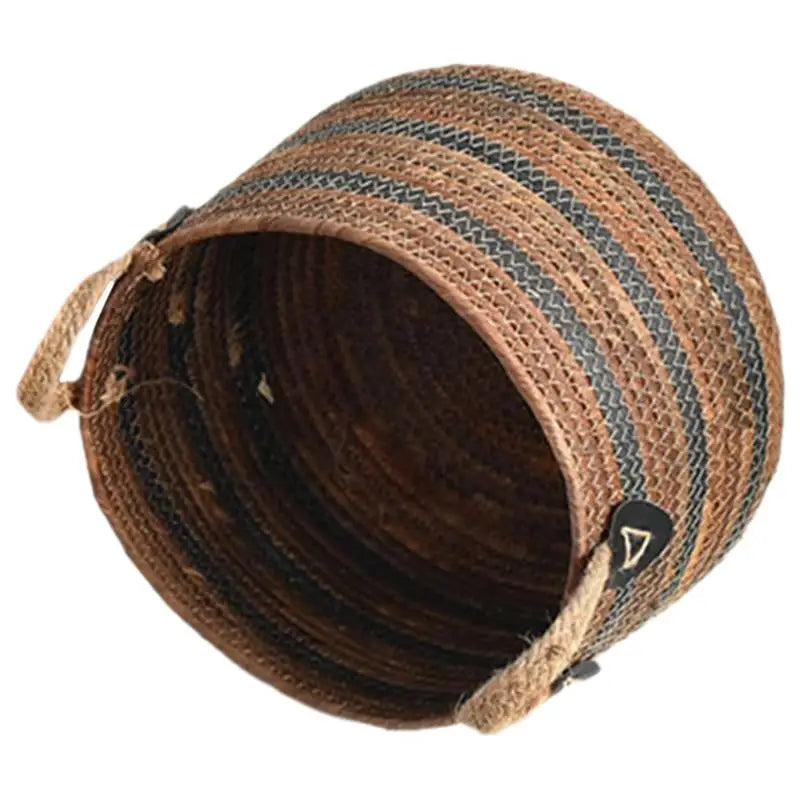 Cesta decorativa de armazenamento para sala de estar, Brinquedos, Cobertores, Suporte de lavanderia para roupas, Crianças