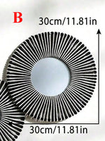 Espelho de Parede Macramê Artesanal Boho