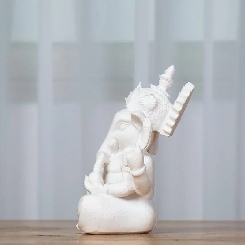 Sandstone buddha buddha estátua, handmade elefante estatueta, acessórios de decoração