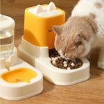 Alimentador automático para gatos com grande capacidade Pet Drinking Bowl Balde de armazenamento de alimentos Fácil de limpar Acessórios para cães