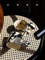 AhunderJiaz-Clássico Retro Creme Tinta Artesanal Cerâmica Caneca, Copos De Café Leite, Utensílios De Beber Casa, Conjunto De Copos De Casa