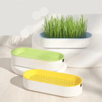 Hidropônico Solo Plantando Pot Set para Fácil Crescimento, Caixa De Grama, Cat Treats, Catnip