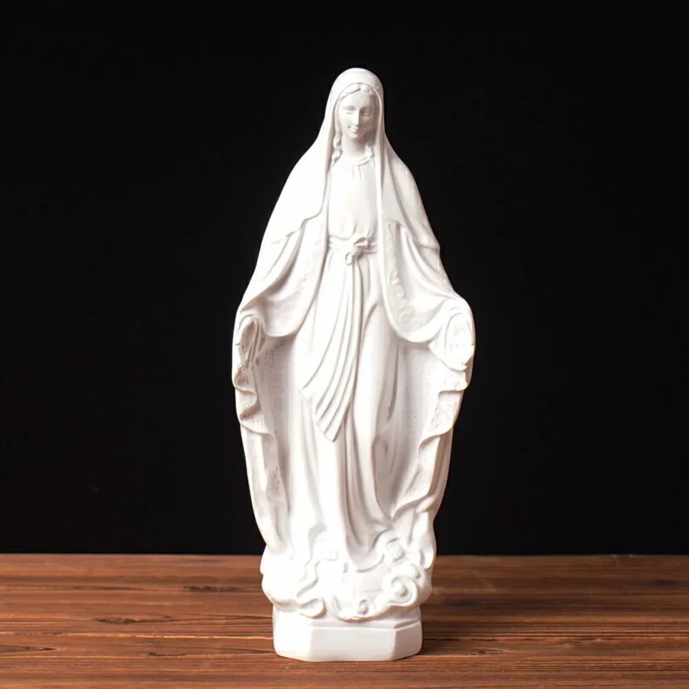 Estatua Detalhada de Resina Virgem Maria
