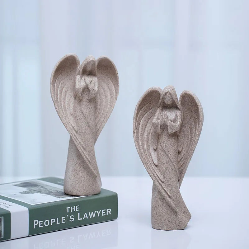 Escultura de Resina Arcanjo Resiliência