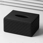 Caixa de tecido simples de luxo leve, sala de estar, mesa de centro, quarto, armazenamento de mesa, enfeites pequenos, decoração de casa