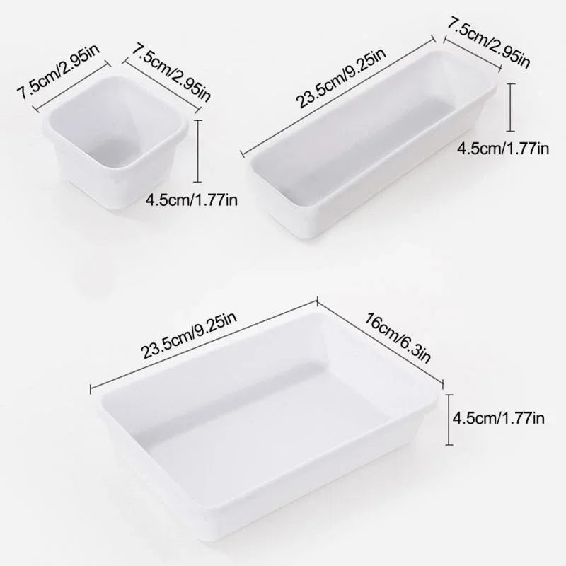 Conjunto Organizador de Gavetas Multiuso