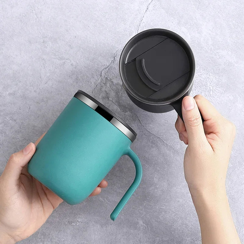 Caneca Térmica de Aço Inox com Tampa