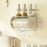 Suporte de Parede para Papel Toalha e Lenços