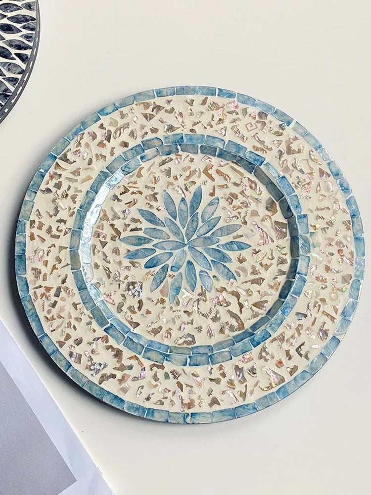 Ahunderjiaz-Bandeja de armazenamento poligonal para sala de estar, café, restaurante, casa, desktop Decoração, Criativo, Luxo