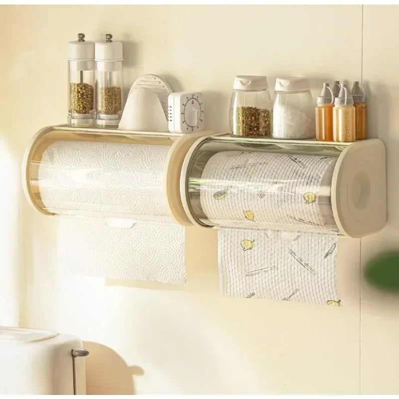 Suporte de Parede para Papel Toalha e Lenços