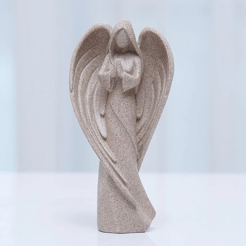 Escultura de Resina Arcanjo Resiliência