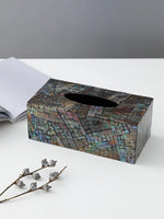 Ahunderjiaz-Original Colorido Shell Caixa De Tecido, Sala De Armazenamento, Luz, Luxo, Casa, Cozinha, Ornamentos Decorativos