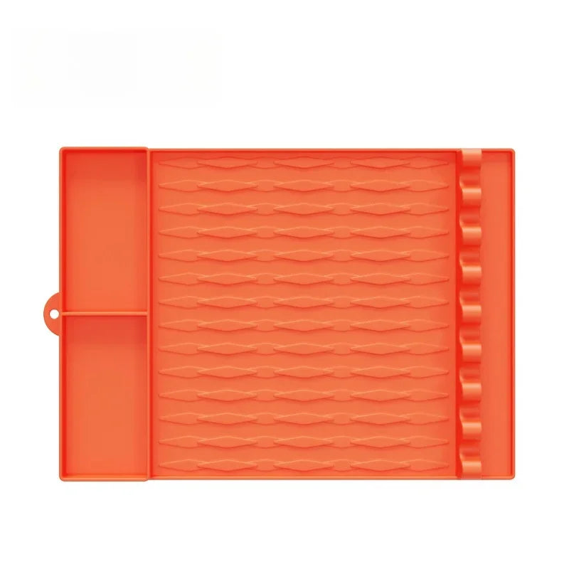 Resistente ao calor Silicone Churrasco Fogão Tool Pad, Cozinhar Ferramentas, Drenagem De Óleo, Acessórios Domésticos, Armazenando Temperos
