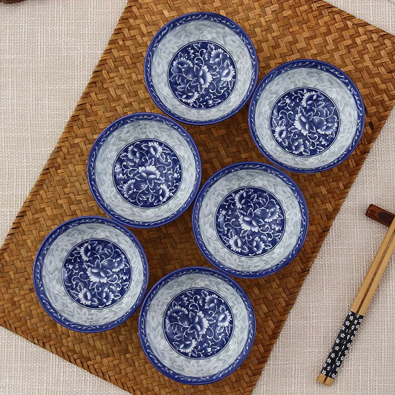 Conjunto de tigela de arroz cerâmica japonesa, utensílios de cozinha, adequado para aperitivos e sobremesas, adequado para forno de microondas, tigela de salada